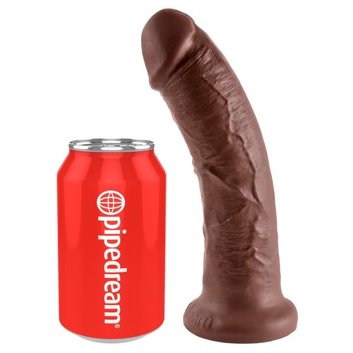 King Cock King Cock Natuurlijke Dikke Dildo Medium Zwart