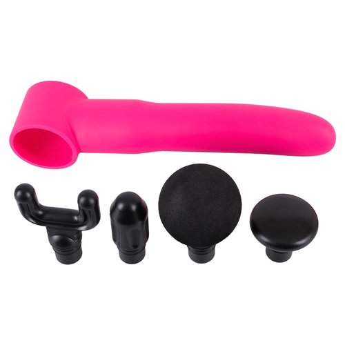 You2Toys Sex & Massage Gun Vibrator met 4 Opzetstukken