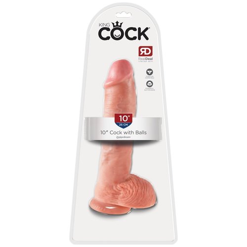 King Cock King Cock Realistische Dildo XXL Huidkleur