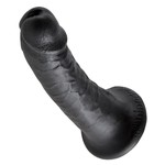 King Cock King Cock Natuurlijke Dildo Medium Zwart