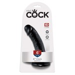 King Cock King Cock Natuurlijke Dildo Medium Zwart