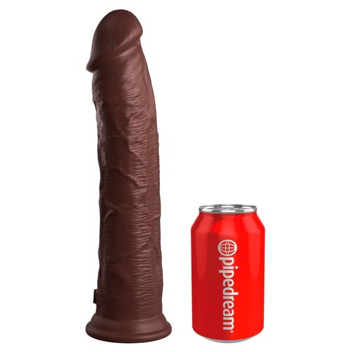 King Cock Dual Density Elite Realistische Dildo XL Donker