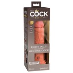 King Cock Dual Density Elite Realistische Dildo Medium Licht Bruin