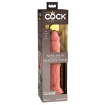 King Cock Dual Density Elite Realistische Dildo Large Beige