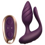 Rocks Off Cocktail Luxe Vibrerende Koppel Buttplug Vibrator Paars