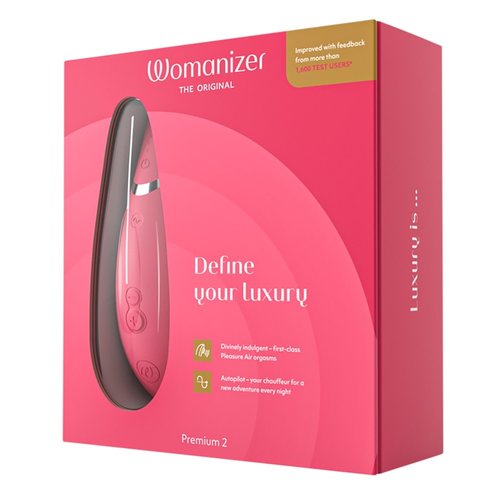 Womanizer Womanizer Premium 2 Luxe Luchtdruk Vibrator Roze