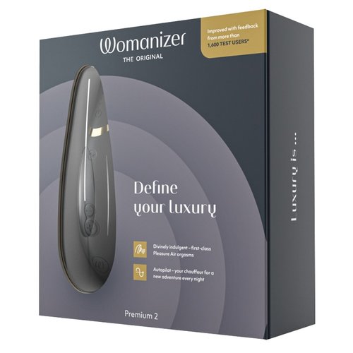 Womanizer Womanizer Premium 2 Luxe Luchtdruk Vibrator Zwart