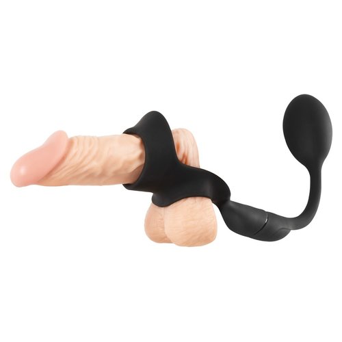 Rebel Penis en Balzak Ring met Prostaat Stimulator