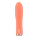 Peachy! Mini Ribbed Vibrator You2Toys Peachy! Mini Ribbed Vibrator