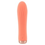 Peachy! Mini Ribbed Vibrator You2Toys Peachy! Mini Ribbed Vibrator