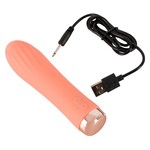 Peachy! Mini Ribbed Vibrator You2Toys Peachy! Mini Ribbed Vibrator