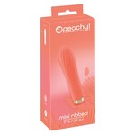 Peachy! Mini Ribbed Vibrator You2Toys Peachy! Mini Ribbed Vibrator