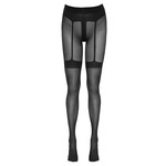 Cottelli Collection Stockings & Hosiery Sexy Open Panty met Faux Jarretel Uitstraling