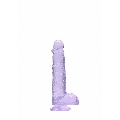 RealRock Crystal Clear Realistische Dildo Transparant met Zuignap 15 cm