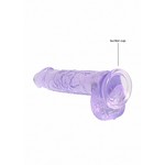 RealRock Crystal Clear Realistische Dildo Transparant met Zuignap 15 cm