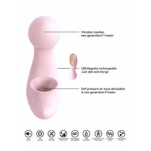 Irresistible Irresistible Desirable Luchtdruk en Gspot Vibrator