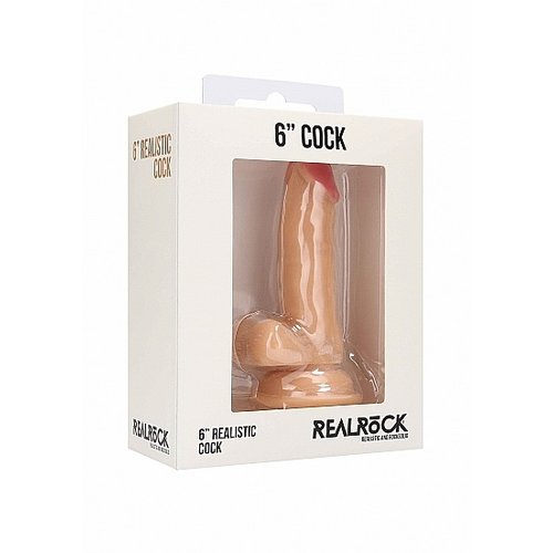 RealRock Realistic Cock met Scrotum 15 cm