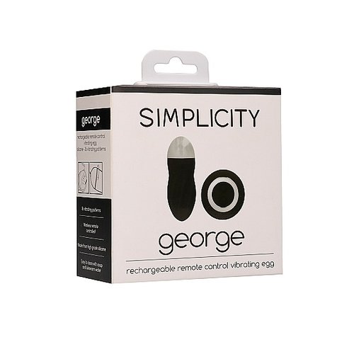 Simplicity George Rechargeable Draadloze Vibratie Ei