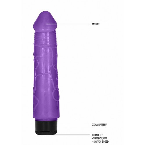 GC Thick Realistic Dildo Vibe Paars 17.5 cm