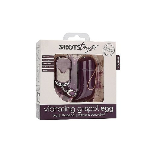 Shots Toys Draadloze Vibratie Ei Paars met G-spot Stimulatie