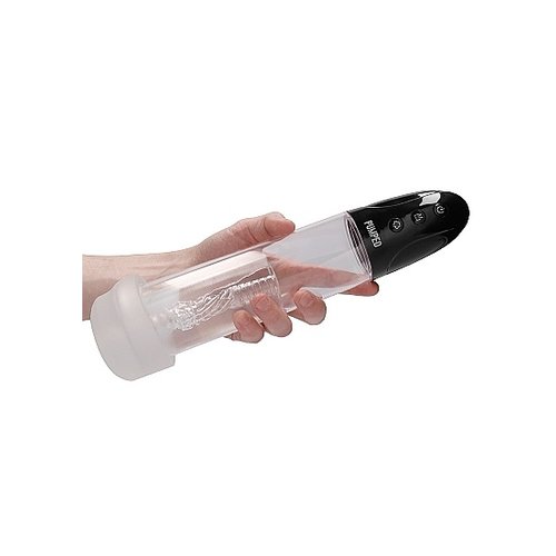 PUMPED Rechargeable Automatic Cyber Penis Pomp met Sleeve