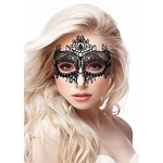 Ouch! Queen Black Lace Oogmasker Zwart