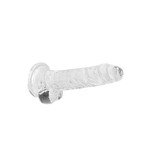 RealRock Realistic Dildo met Balzak Transparant 17 cm