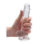 RealRock Realistic Dildo met Balzak Transparant 17 cm