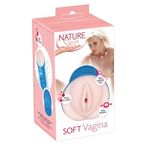 Nature Skin Vagina Mastubator met Zachte Behuizing