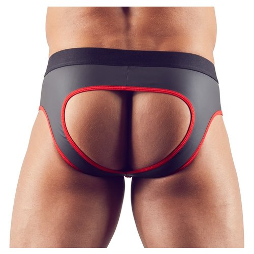 Svenjoyment Opvallende Jockstrap met Leren Uitstraling