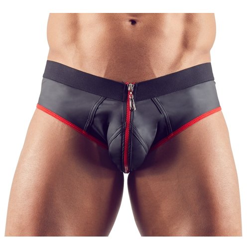 Svenjoyment Opvallende Jockstrap met Leren Uitstraling