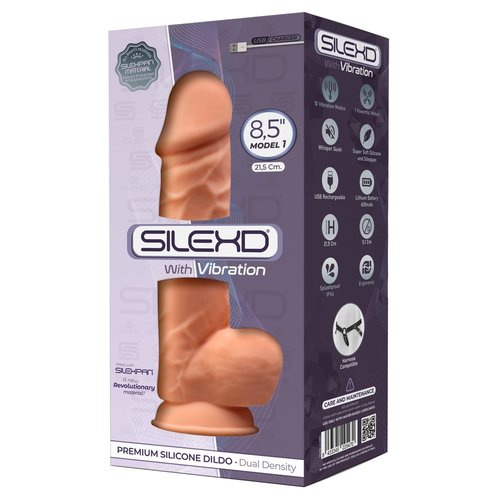 Silexd SILEXD Premium Dikke Dildo Vibrator 21.5 cm