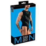 Svenjoyment Halftransparante Mannen Body met Jockstrap en Rits