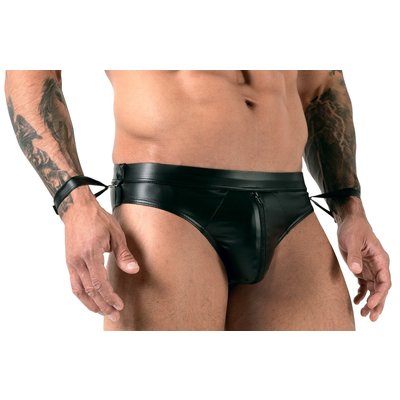 Bondage Wetlook Jockstrap met Boeien