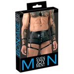 Svenjoyment Bondage Wetlook Jarretel Shorts voor Mannen met Boeien