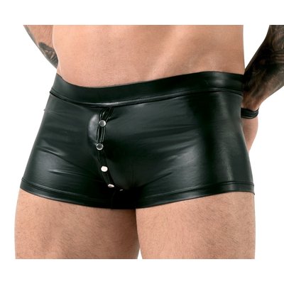 Ruige Wetlook Bondage Short met Boeien