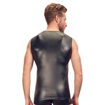 Svenjoyment Fetish Matte Wetlook Shirt met Studs