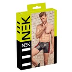 NEK Elastische Fetish Shorts met Dual Wetlook Motief