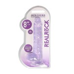 RealRock Realistische Zuignap Dildo Transparant met Balzak 19 cm