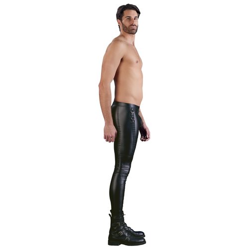 NEK Slim Fit Wetlook Chaps Lange Broek