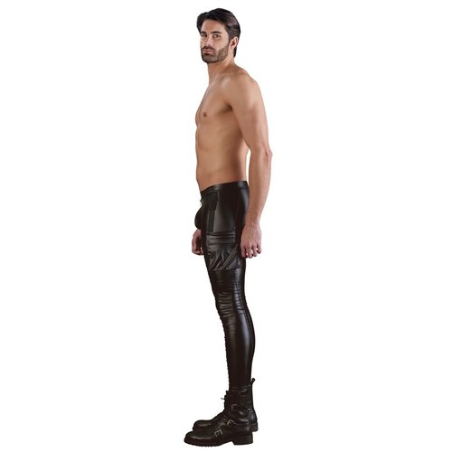 NEK Slim Fit Wetlook Chaps Lange Broek