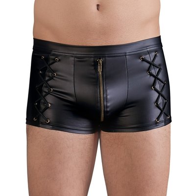 Wetlook Shorts met Rijgveters