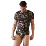 NEK Fetish Camo Shirt met Transparante Stukken