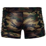 NEK Ruige Camo Shorts Gewatteerde Elementen