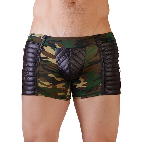 NEK Ruige Camo Shorts Gewatteerde Elementen