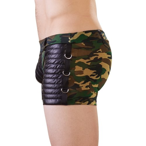 NEK Ruige Camo Shorts Gewatteerde Elementen