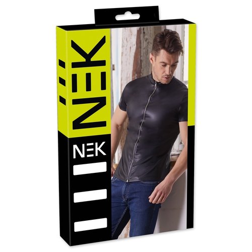 NEK Klassiek Luxe Fetish Shirt met Rits