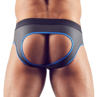 Opvallende Jockstrap met Leren Uitstraling