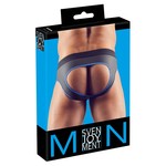 Svenjoyment Opvallende Jockstrap met Leren Uitstraling