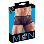 Svenjoyment Trendy Netstof Transparante Shorts